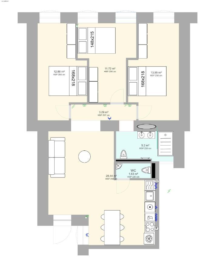 Tilia Luxury Apartment - 3 Bedrooms With Ac Budapest Exterior photo